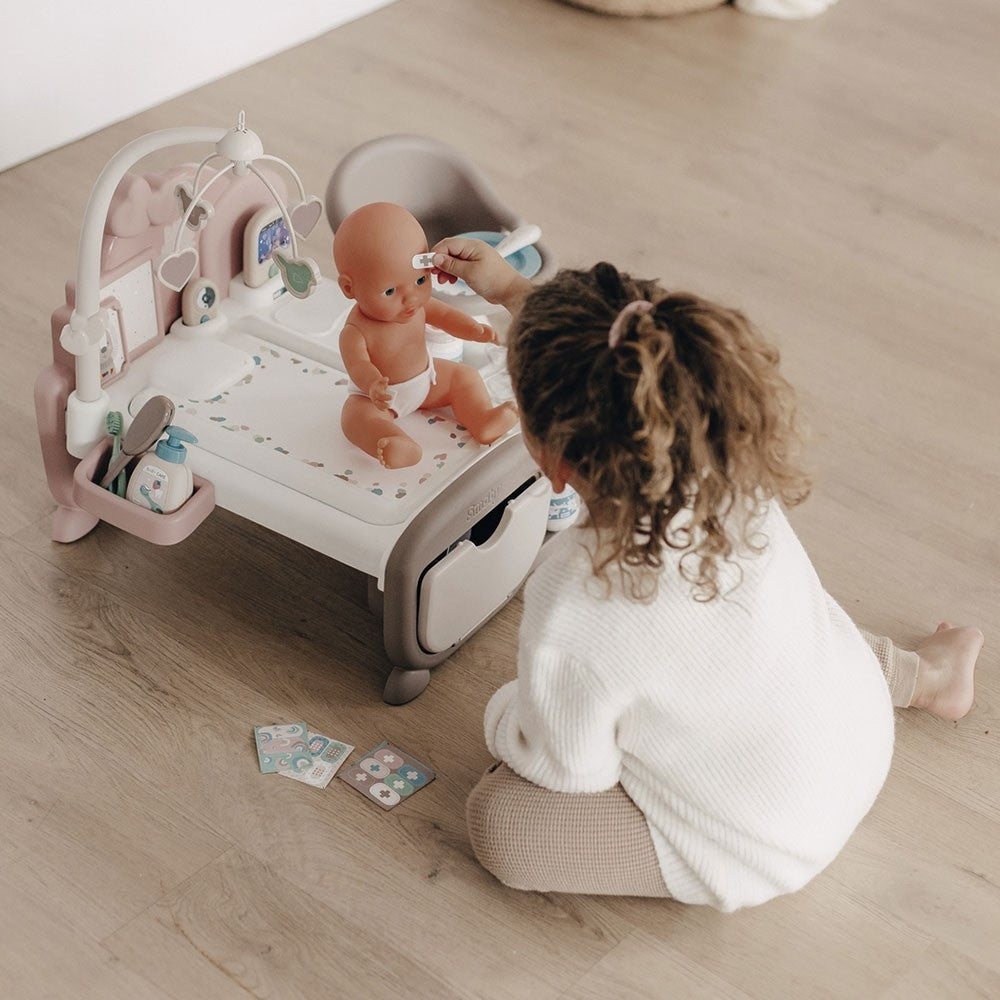 Smoby Centru de ingrijire pentru papusi Baby Nurse Cocoon Nursery 3 ani+ 