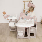 Smoby centru de ingrijire pentru papusi Baby Nurse Doll`s Play Center 3 ani+ Maro