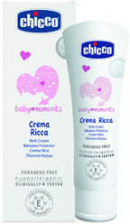 Chicco crema super hidratanta cu Omega 3 si Vitamina E, 0m+, 100 ml