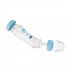 Chicco Biberon Well Being PP, in unghi, 250ml tetina silicon, flux normal, 0m+ albastru