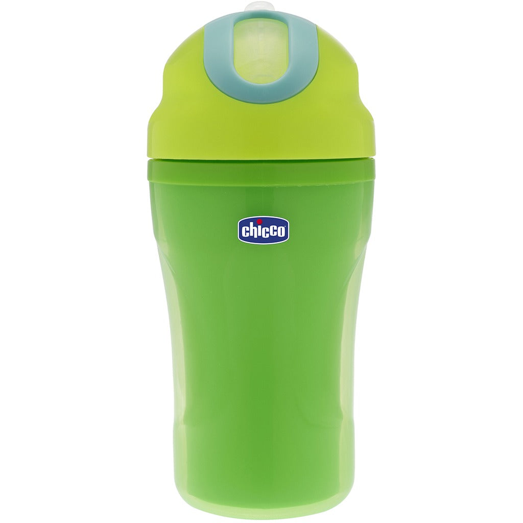 Chicco Cana cu pai INSULATED CUP de 266ml pentru 18m+ fara BPA - Verde