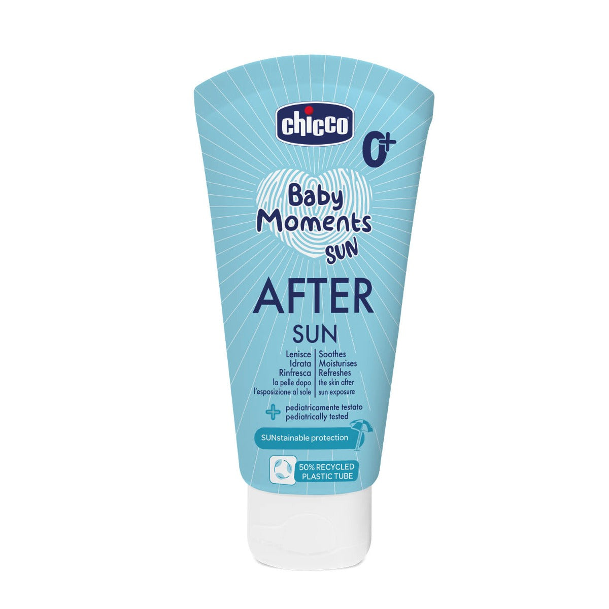 Chicco Baby Moments crema protecie dupa plaja AFTER SUN 150 ml 0m+ Imagine principală a produsului