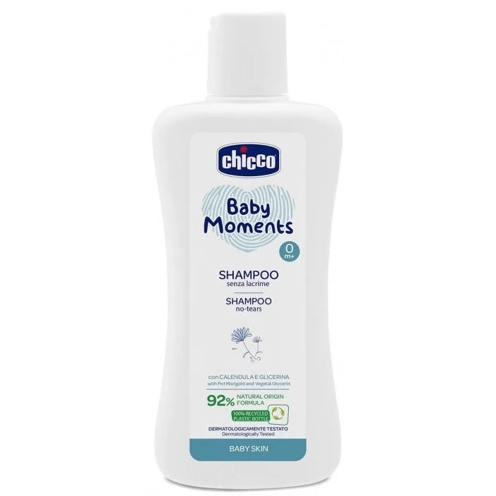 Chicco Baby Moments sampon fara lacrimi 0m+ 200 ml Imagine principală a produsului