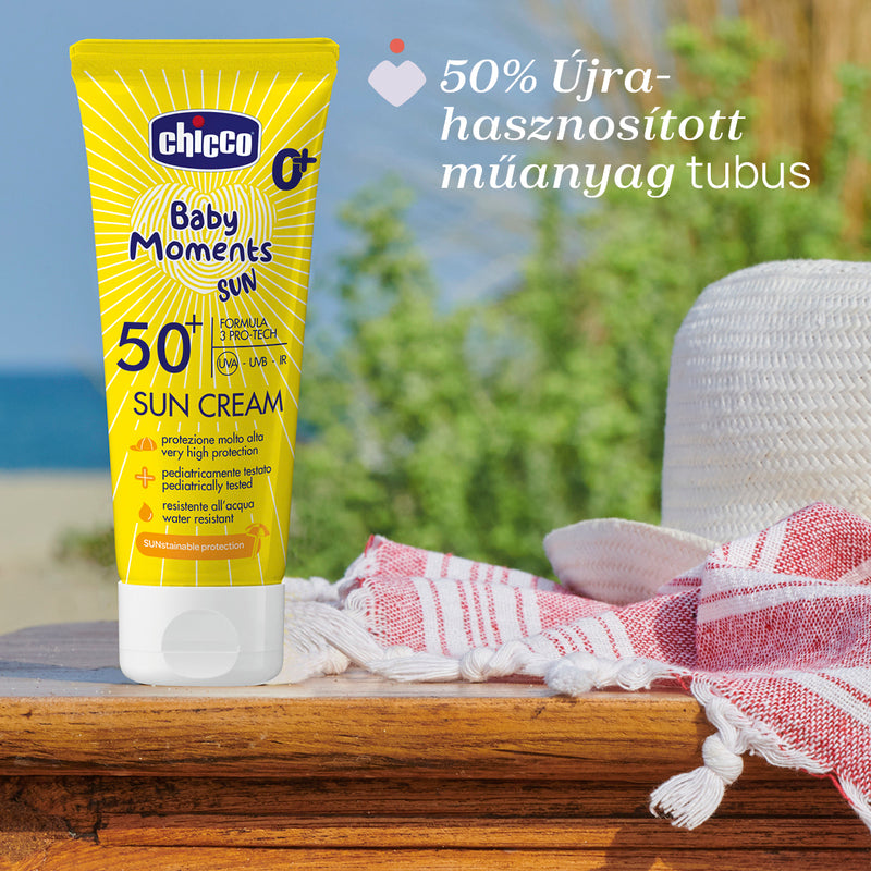 Chicco Baby Moments Sun crema protectie solara UVA UVB si IR SPF 50+ 75 ml