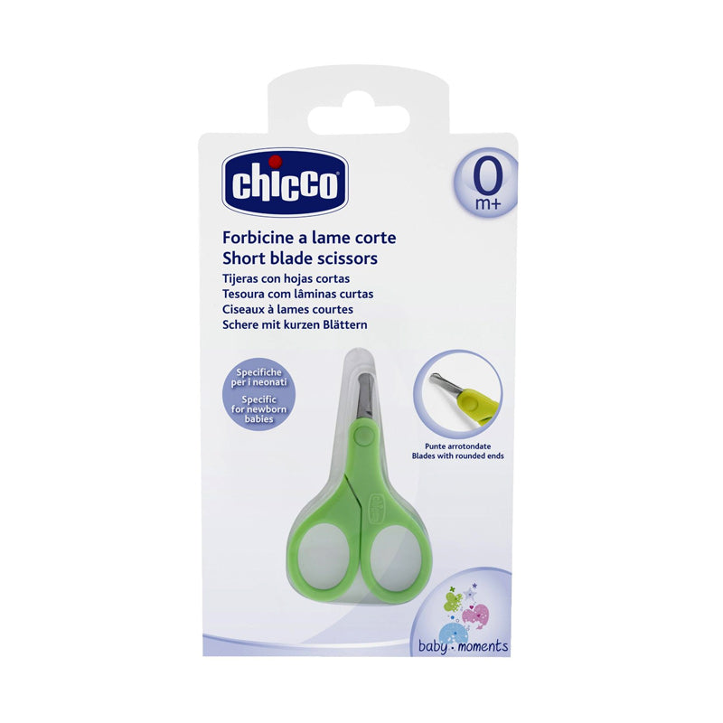 Chicco forfecuta cu varf scurt speciala pentru copii  Verde