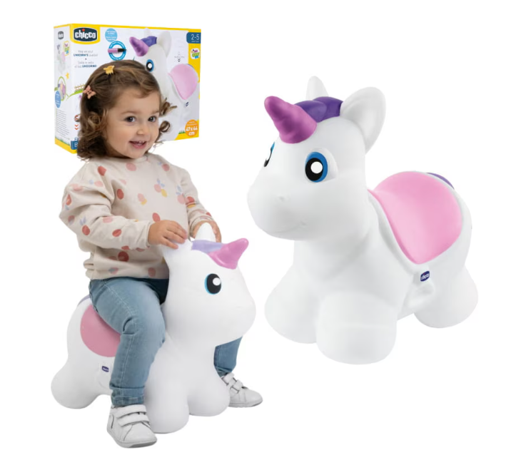 Chicco balansoar gonflabil Rodeo 2-5 ani Unicorn Roz