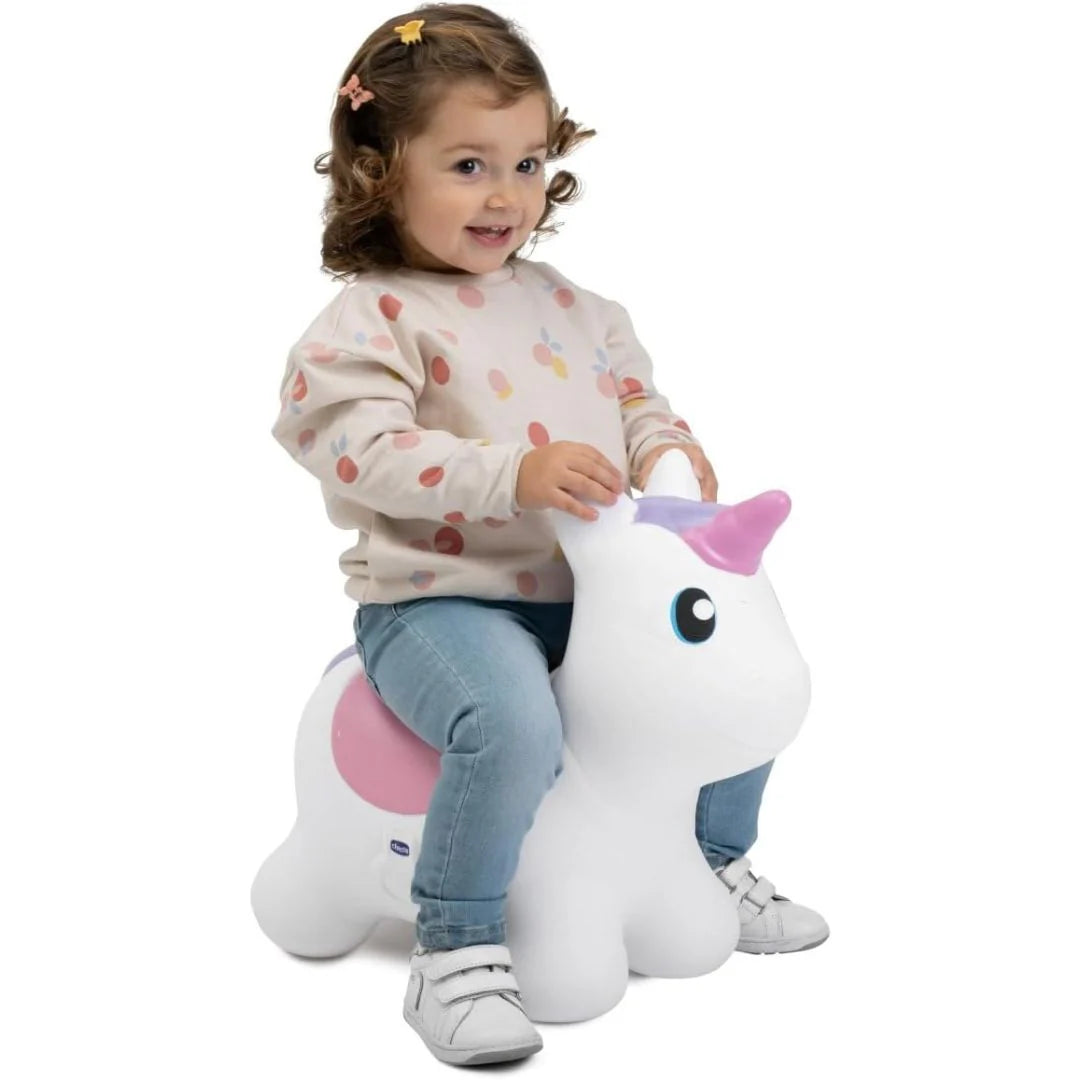 Chicco balansoar gonflabil Rodeo 2-5 ani Unicorn Roz