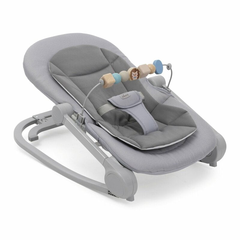 Chicco balansoar Magia Baby cu bara de jucarii 0-18 kg Coal