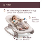 Chicco balansoar Magia Baby cu bara de jucarii 0-18 kg Vanilla