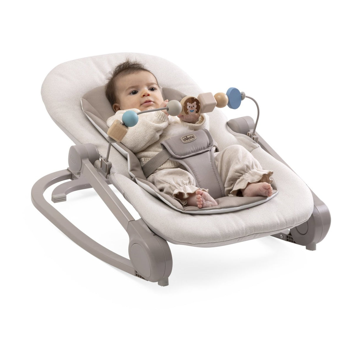 Chicco balansoar Magia Baby cu bara de jucarii 0-18 kg Vanilla