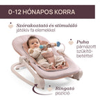 Chicco balansoar Magia Baby cu bara de jucarii 0-18 kg Coal