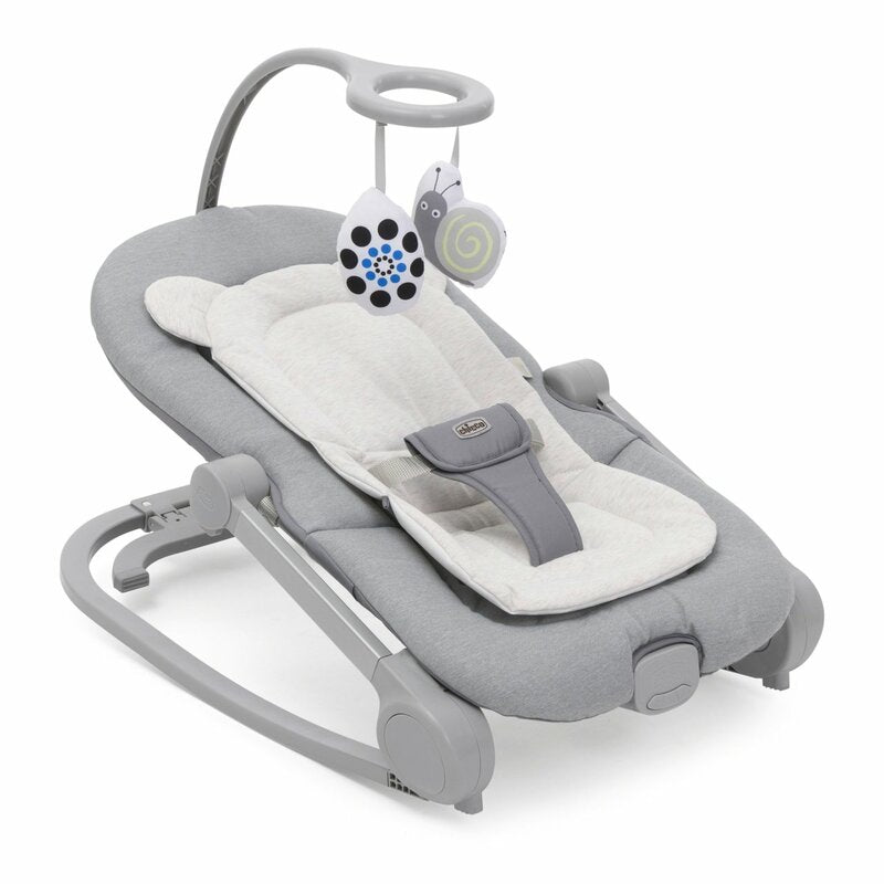 Chicco balansoar Mia Baby cu vibratii si muzica 0-18 kg Pebble