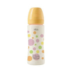 Chicco biberon anti-colic Perfect Easy 330 ml 3/4m+ Galben cu buline