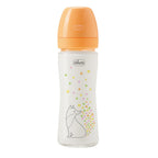 Chicco biberon sticla anti-colic Perfect Easy 240 ml 1/0m+ Portocaliu cu vulpe