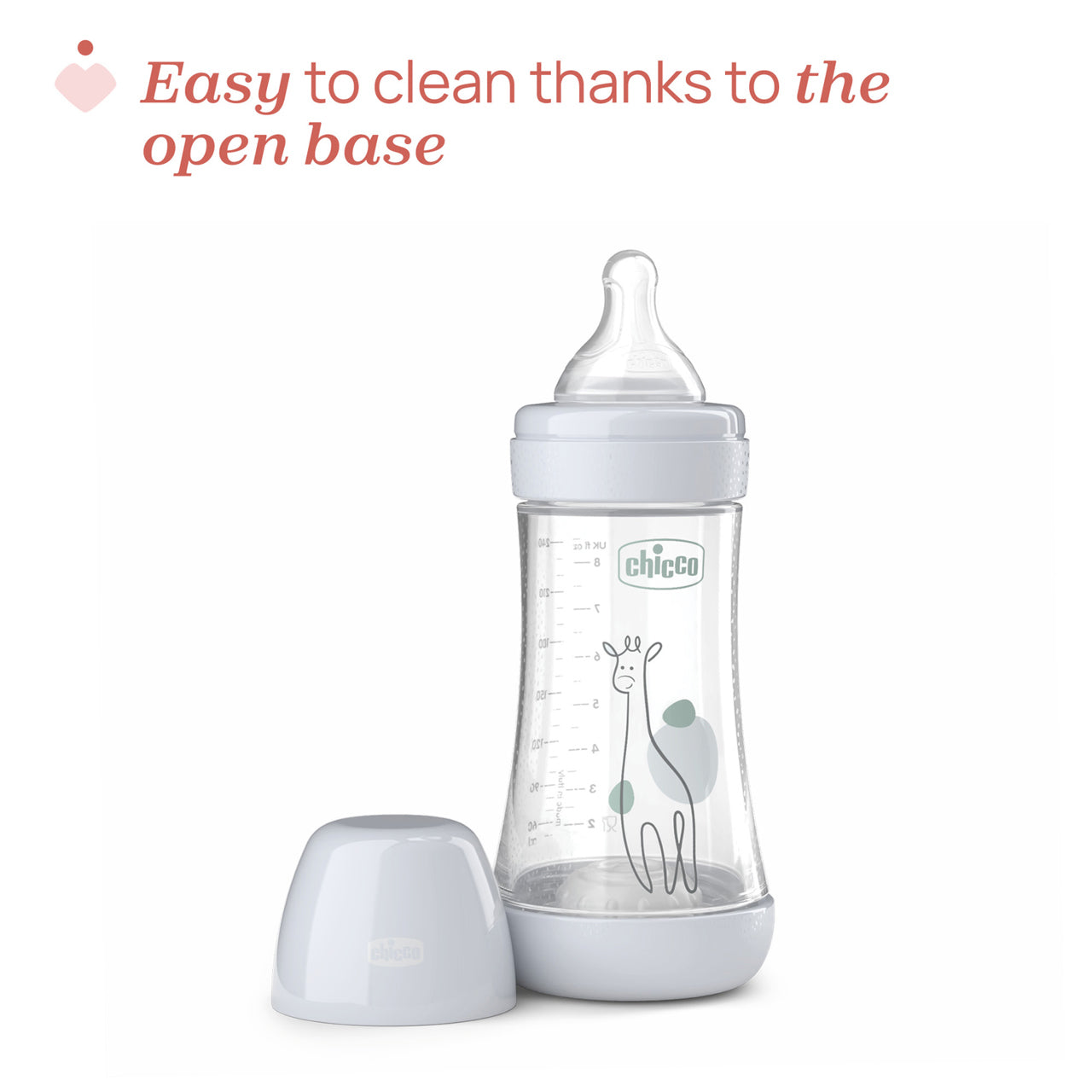 Chicco biberon Perfect 5 cu tetina silicon flux mediu 240 ml 2m+ Boy-Albastru cu catel Imagine secundară a produsului