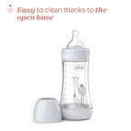 Chicco biberon Perfect 5 cu tetina silicon flux mediu 240 ml 2m+ Boy-Albastru cu catel