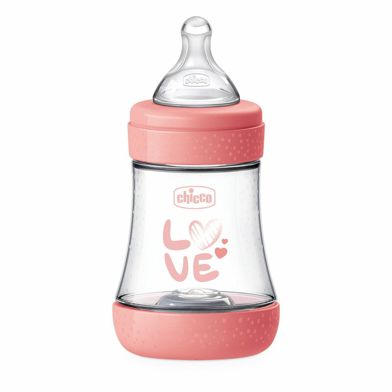 Chicco biberon Perfect 5 tetina silicon flux lent 150 ml 0m+ Girl