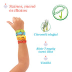 Chicco bratari anti-tantari din silicon parfumate si colorate 3 ani+ 5 buc