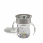 Chicco canita de baut cu maner Perfect Cup 360° 200 ml 12m+ Grey