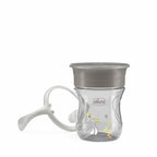 Chicco canita de baut cu maner Perfect Cup 360° 200 ml 12m+ Grey
