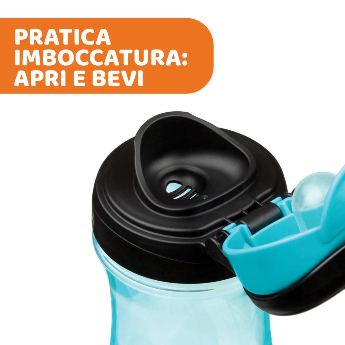 Chicco canita Kids Cup de 350 ml 2 ani+ Albastru