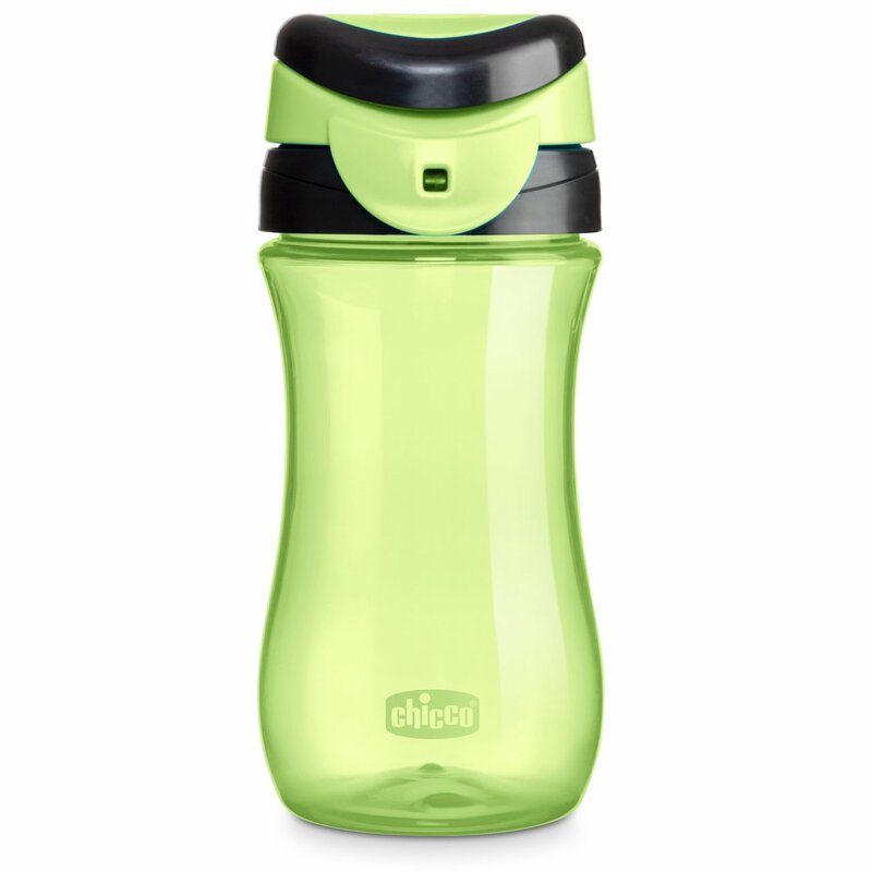 Chicco canita Kids Travel Cup de 350 ml 2 ani+ Green Imagine principală a produsului