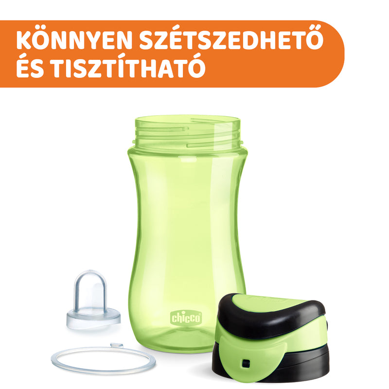 Chicco canita Kids Travel Cup de 350 ml 2 ani+ Green