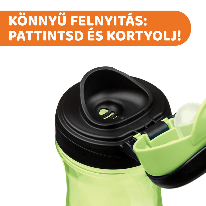 Chicco canita Kids Travel Cup de 350 ml 2 ani+ Green