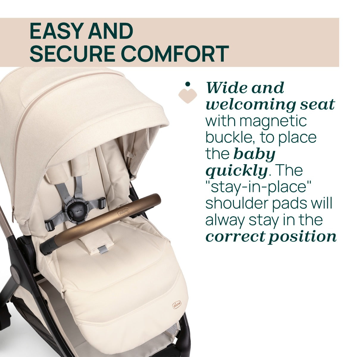 Chicco carucior 3in1 Bellagio 0m+ Amber Glow