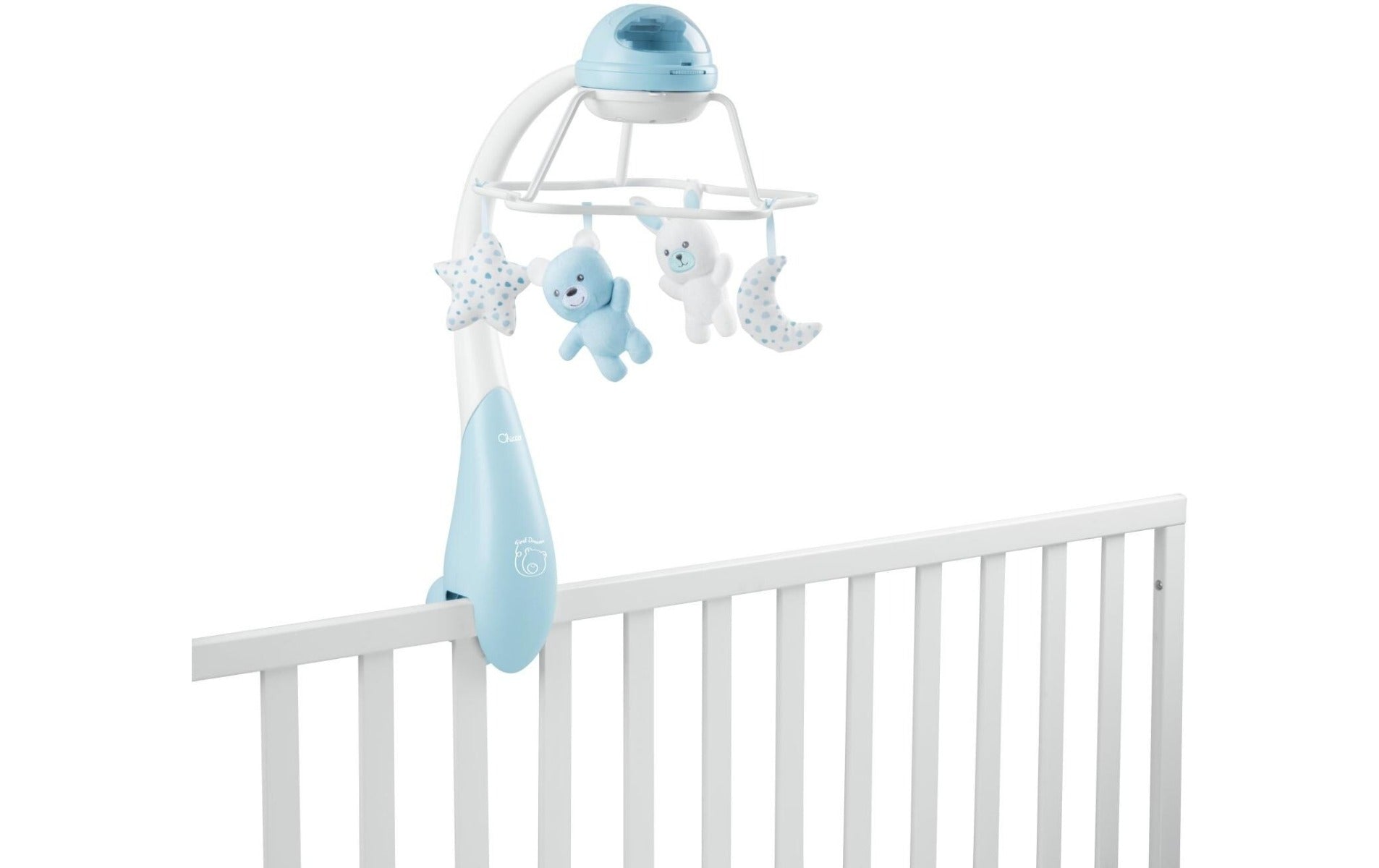 Chicco carusel muzical First Dreams Rainbow Cot Mobile 0m+ Albastru