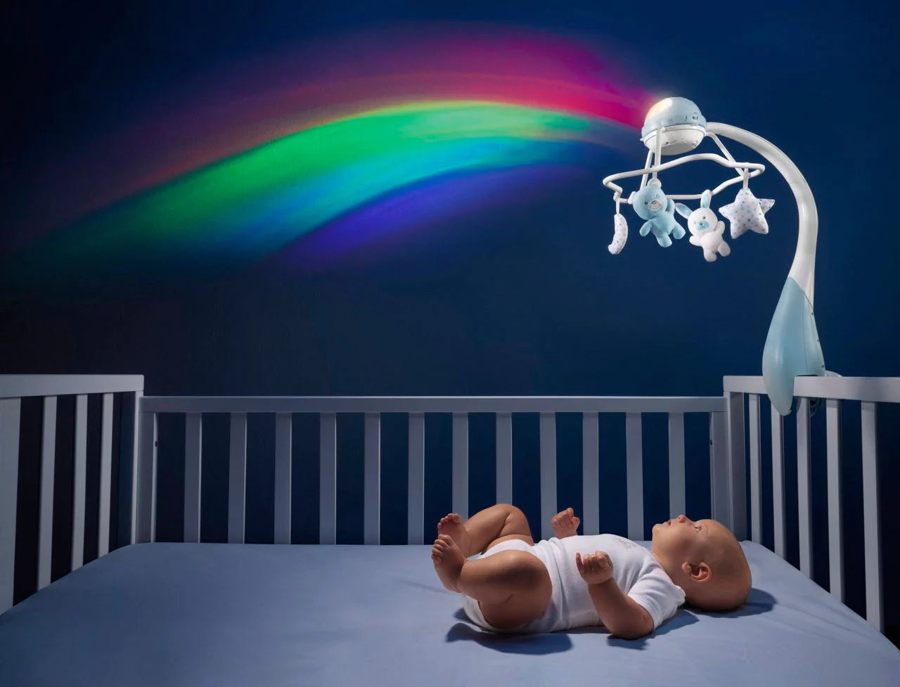 Chicco carusel muzical First Dreams Rainbow Cot Mobile 0m+ Neutral