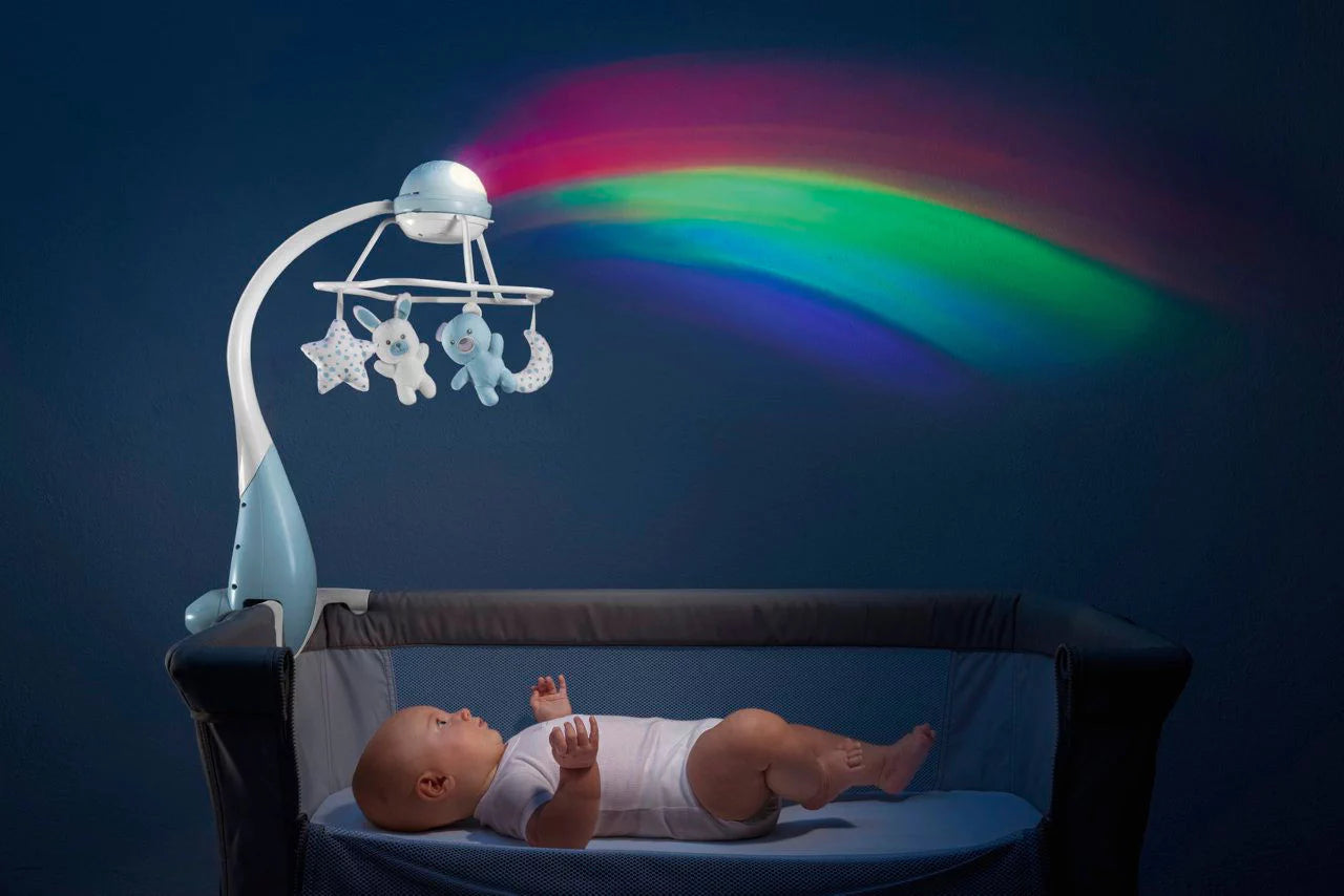 Chicco carusel muzical First Dreams Rainbow Cot Mobile 0m+ Neutral