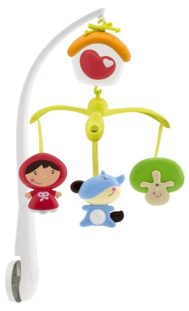 Chicco carusel muzical Scufita rosie 0m+ Imagine principală a produsului