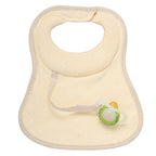Chicco Bavetica frotir cu snur pentru suzeta 2buc/set 0m+