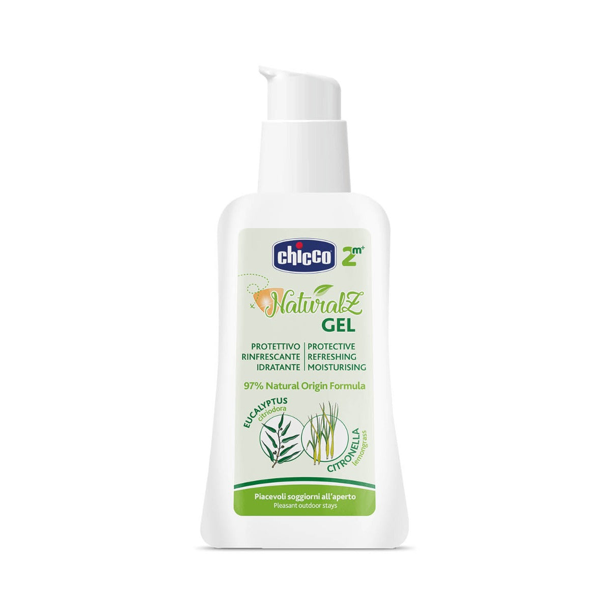 Chicco gel anti-tantari protectie naturala NaturalZ 2m+ 60 ml Imagine principală a produsului