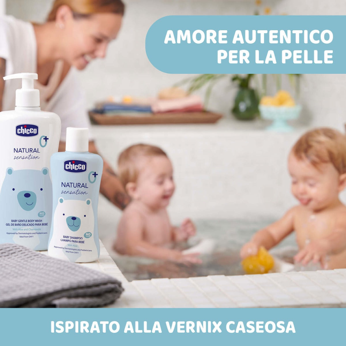 Chicco gel de baie fara lacrimi Natural Sensation 500 ml Imagine secundară a produsului