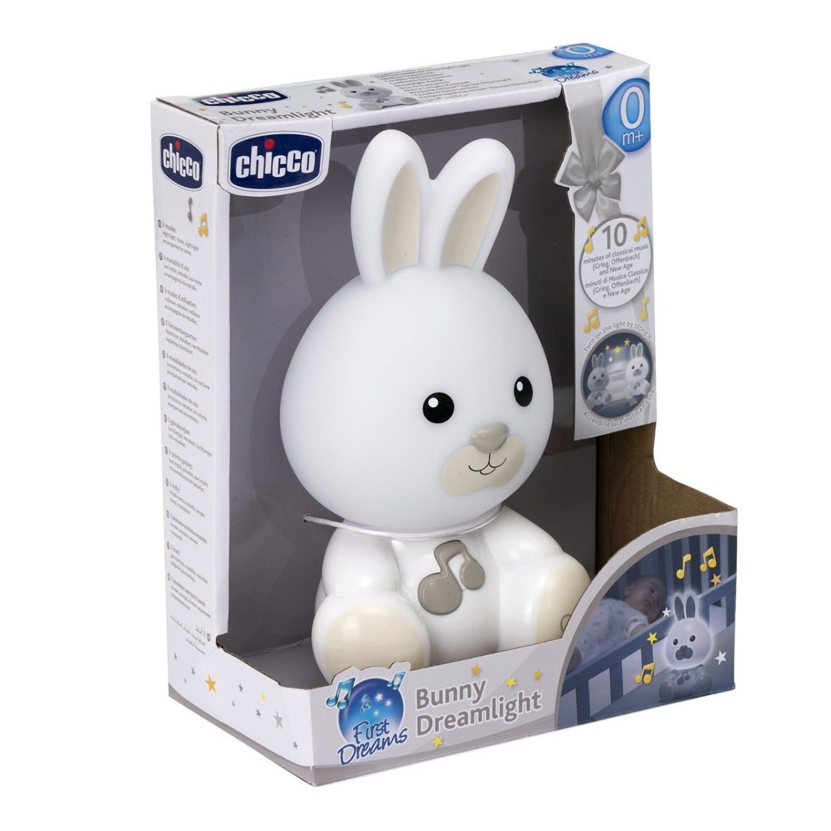 Chicco jucarie lampa de veghe Bunny Dreamlight 0m+ Neutral