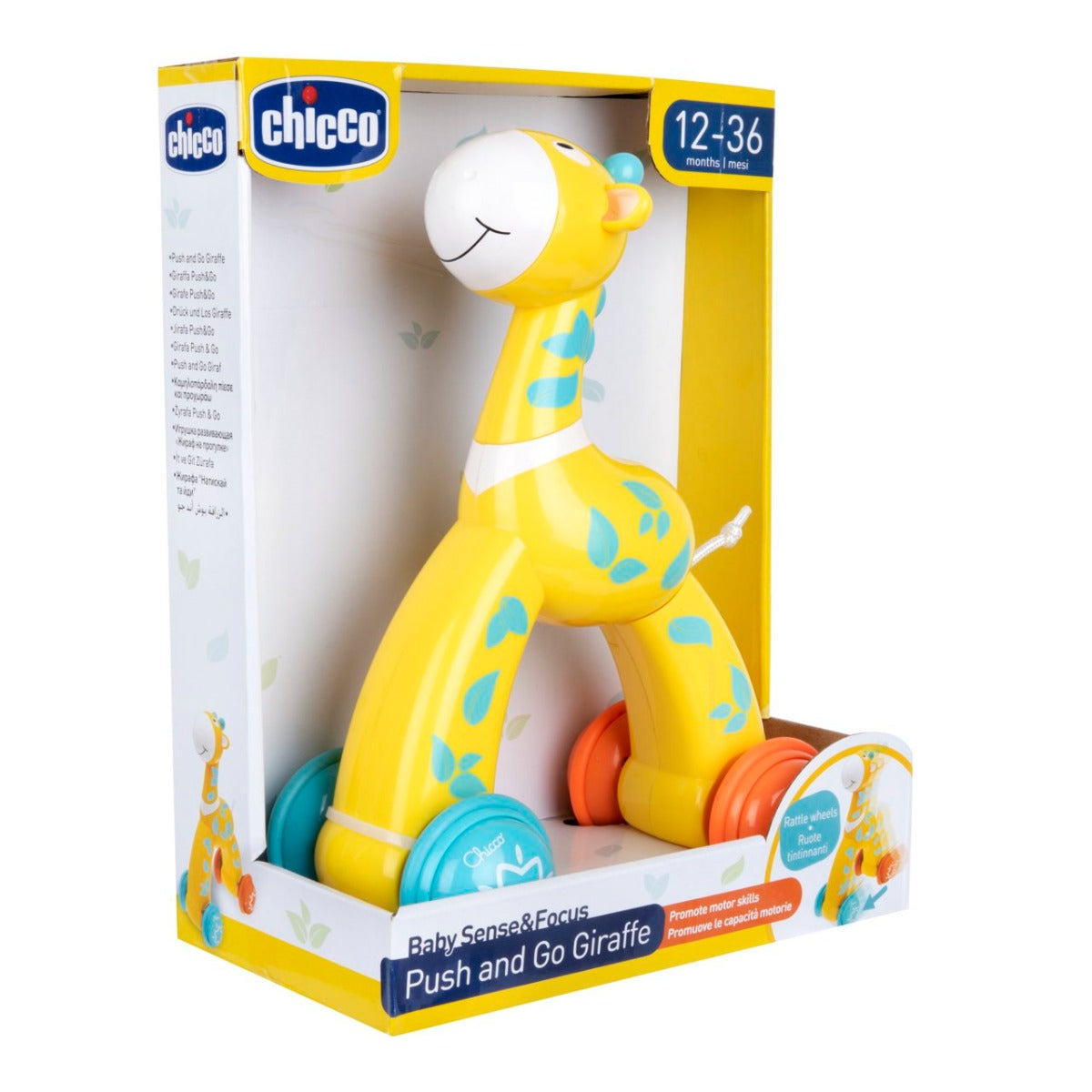 Chicco jucarie Push and Go 12-36 luni Girafa
