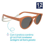 Chicco ochelari de soare cu banda silicon si protectie UVA/UVB 12m+ Orange