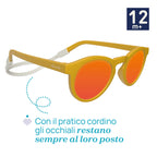 Chicco ochelari de soare cu banda silicon si protectie UVA/UVB 12m+ Yellow