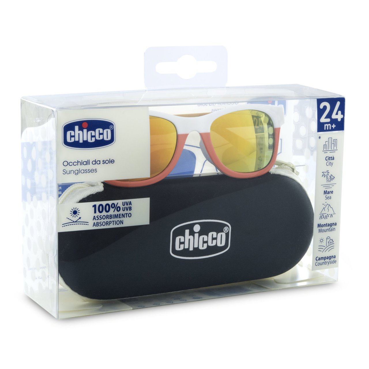 Chicco ochelari de soare cu protectie UVA/UVB 24m+ Red