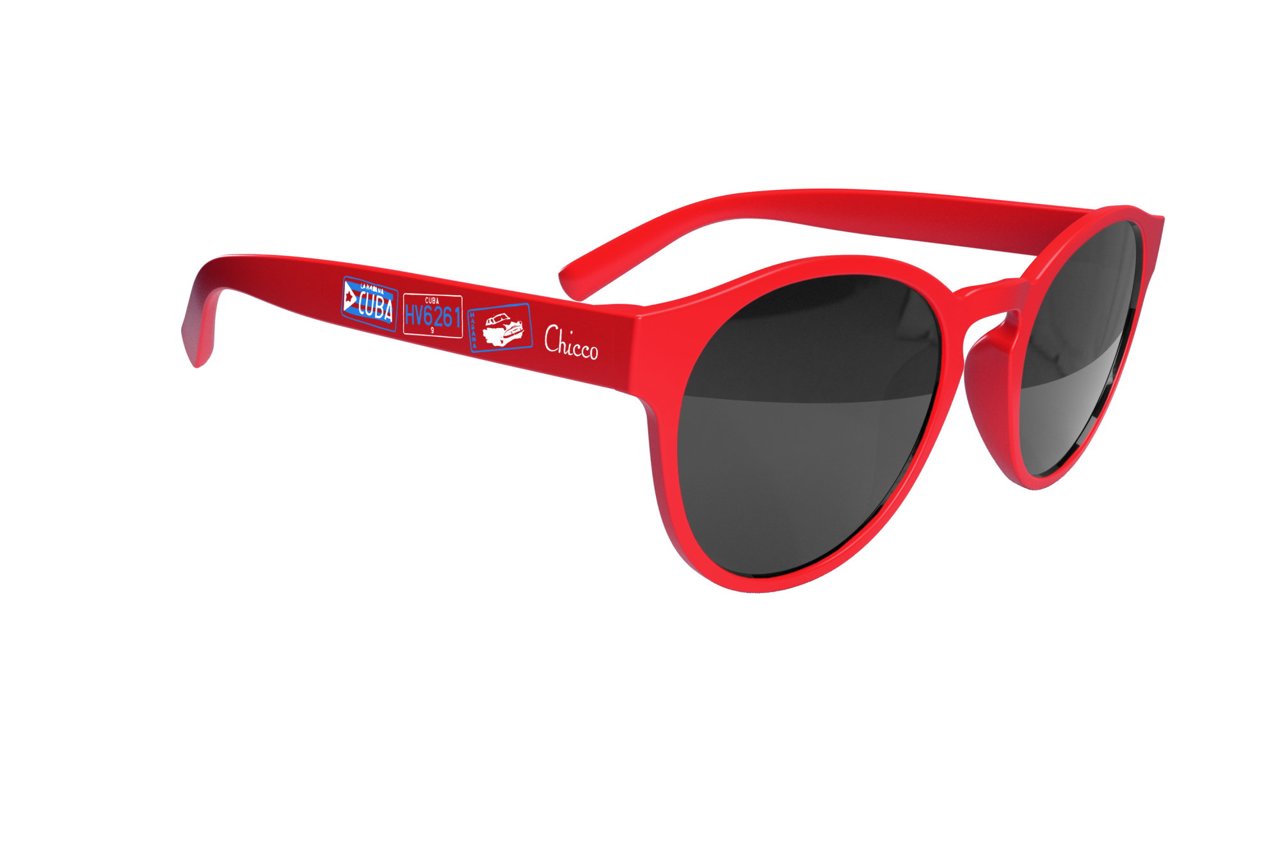 Chicco ochelari de soare filtru UVA si UVB 36m+ Rosu