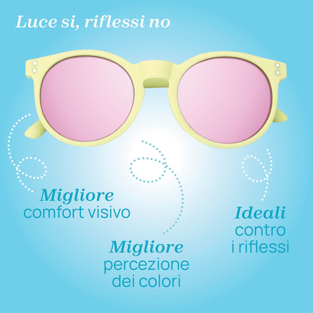 Chicco ochelari de soare polarizati si protectie UVA/UVB 36m+ Yellow