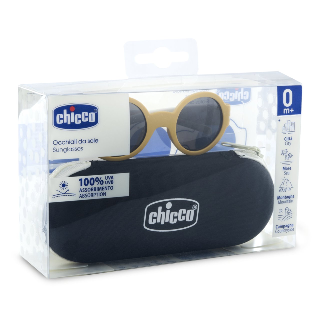 Chicco ochelari de soare protectie UVA/UVB 0m+ Beige