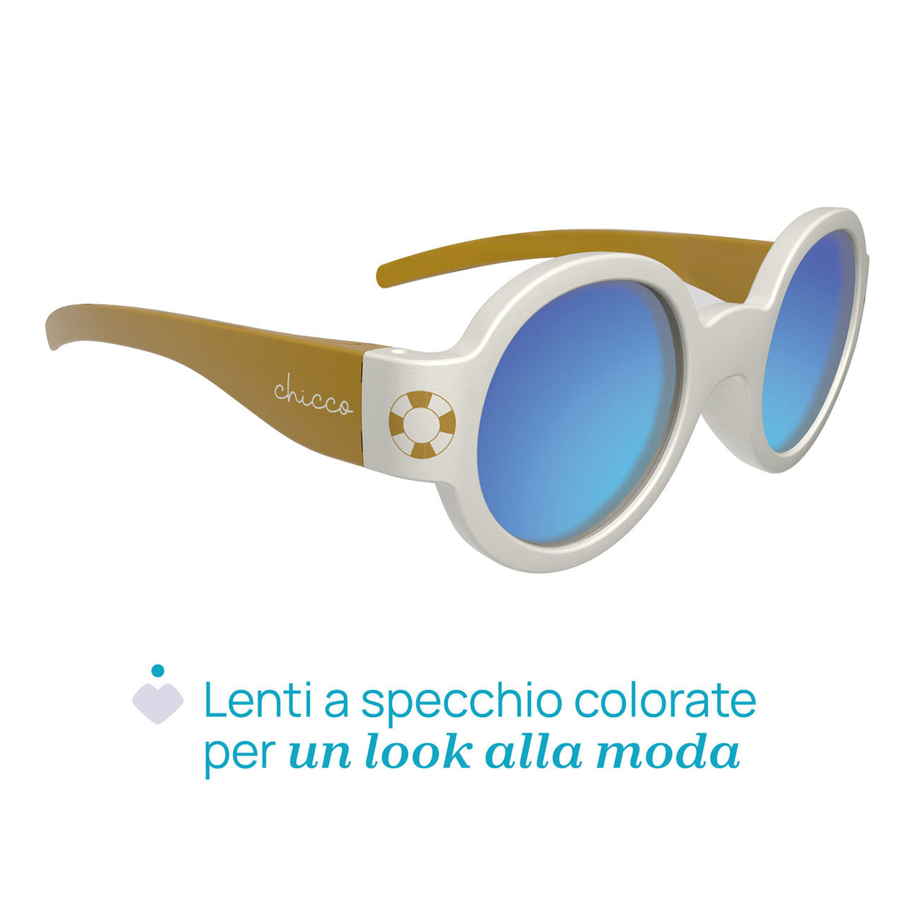 Chicco ochelari de soare protectie UVA/UVB 0m+ Cream