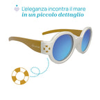Chicco ochelari de soare protectie UVA/UVB 0m+ Cream