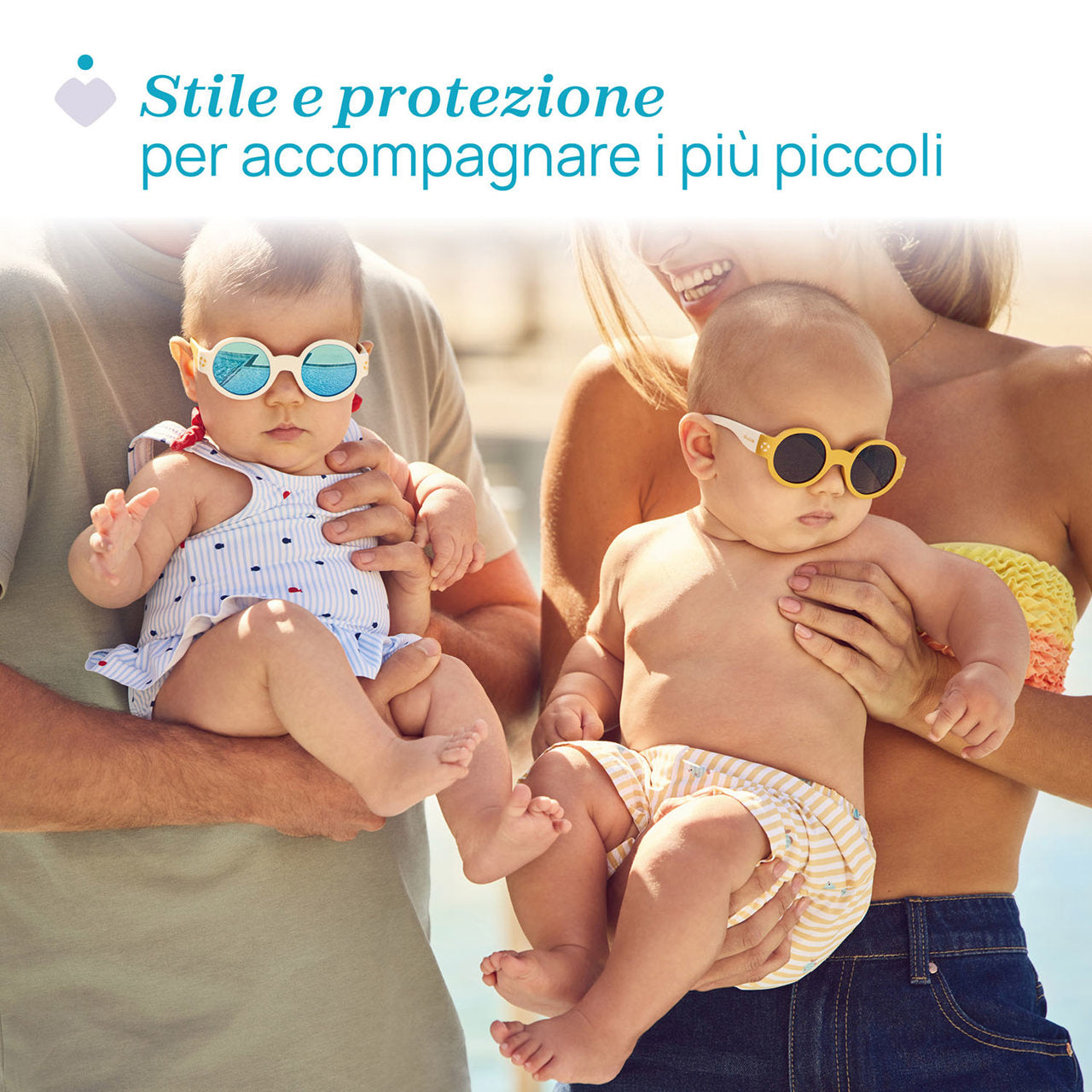 Chicco ochelari de soare protectie UVA/UVB 0m+ Cream