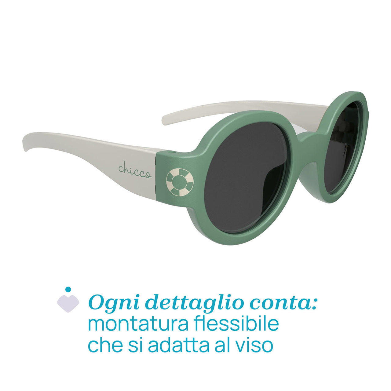 Chicco ochelari de soare protectie UVA/UVB 0m+ Green