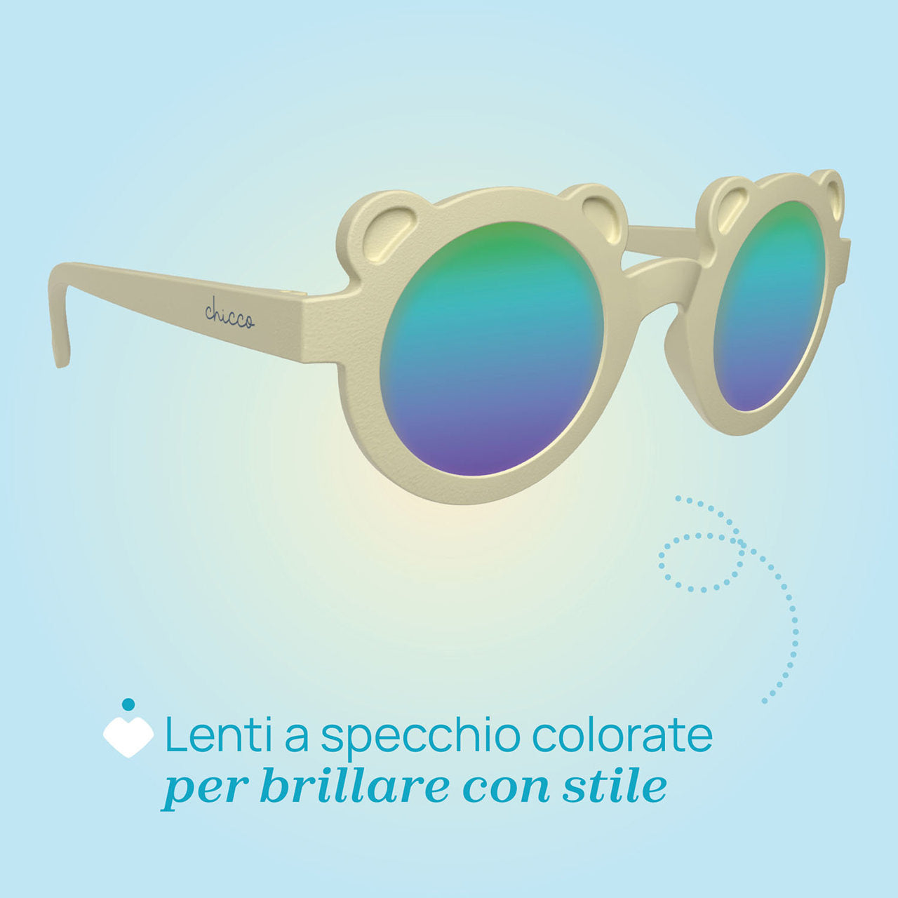Chicco ochelari de soare protectie UVA/UVB 36m+ Ceam ursulet