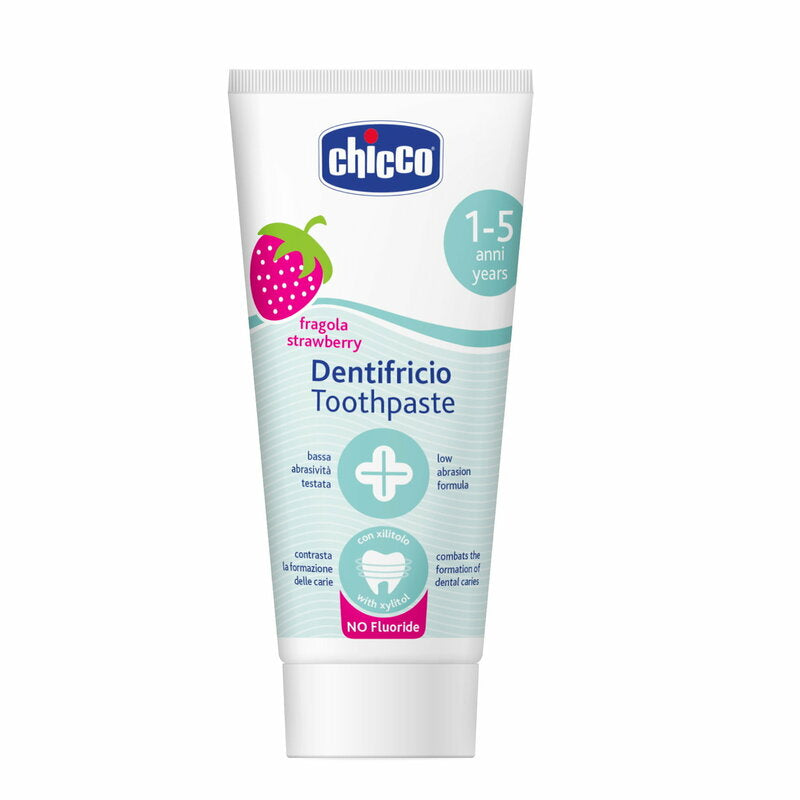 Chicco pasta de dinti capsuni fara fluor si cu xilit 1-5 ani 50 ml  Imagine principală a produsului